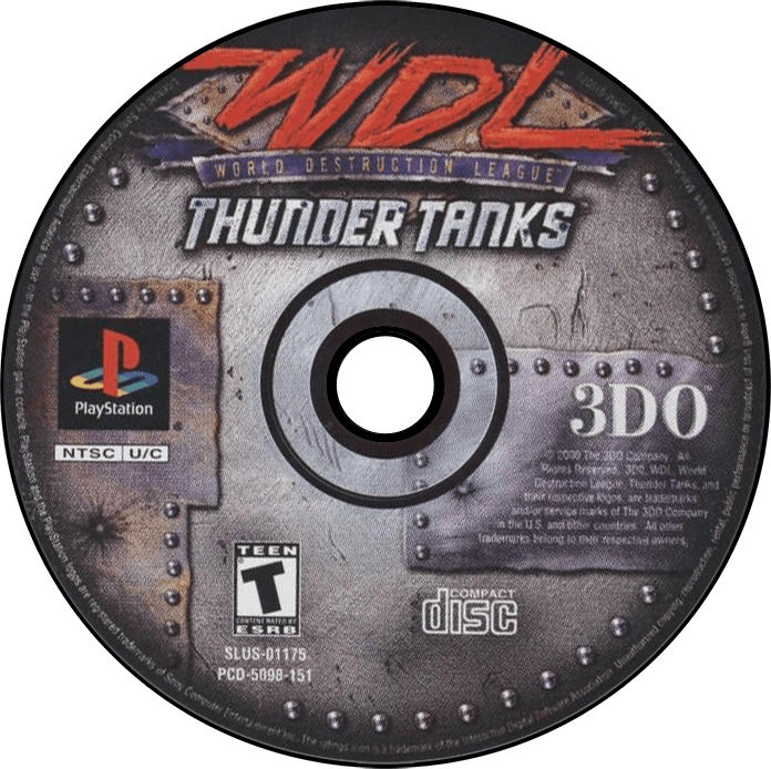 WDL Thunder Tanks screenshot 3 for Playstation
